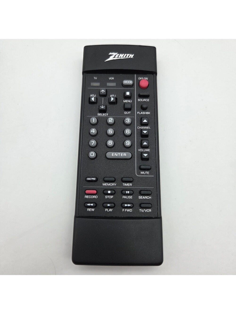 OEM Zenith 124-192 Remote Control OEM For SJ1325 SJ2722 SJ5265 SJ7765BG - Tested
